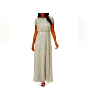 Adrianna Papell beaded mother of the bride:/groom gown